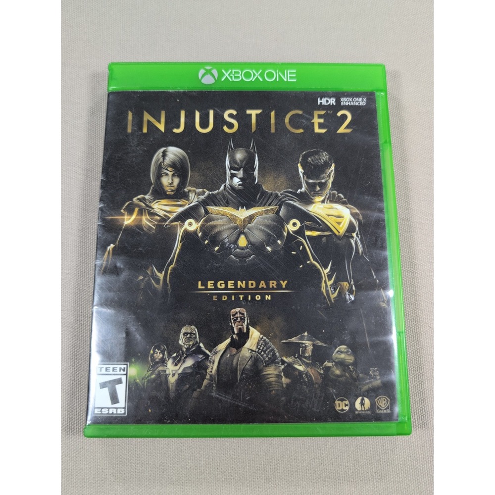WB Games Injustice 2 Legendary Edition Xbox One Fighting Game No Manual